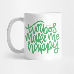 Turbos Make Me Happy - Mint Mug